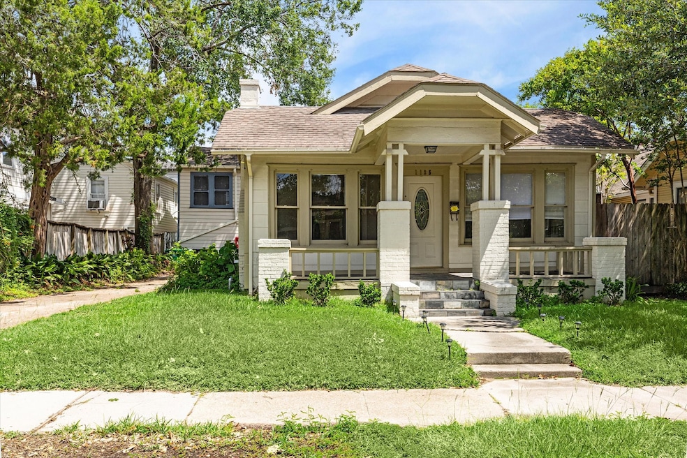Norhill bungalow with a slate front porch outside