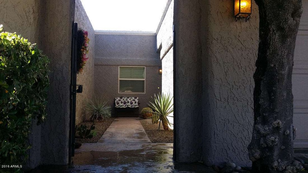 Interior of front Courtyard