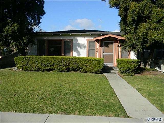 Front of subject property