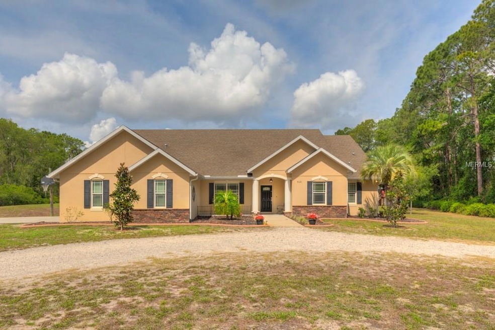 EXTERIOR FRONT LOCATED ON 5 ACRES