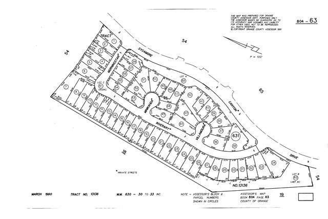 Tract map - Belvedrere