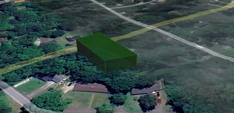 Aerial view of property and surrounding area
