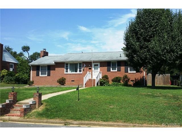 Brick Ranch with 1 Car Garage.