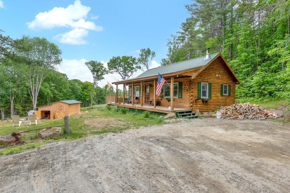 Exterior with barn