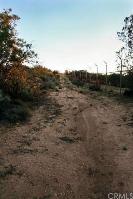 Access road leading to property.