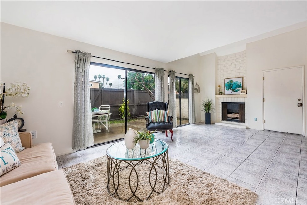 Fireplace in living room