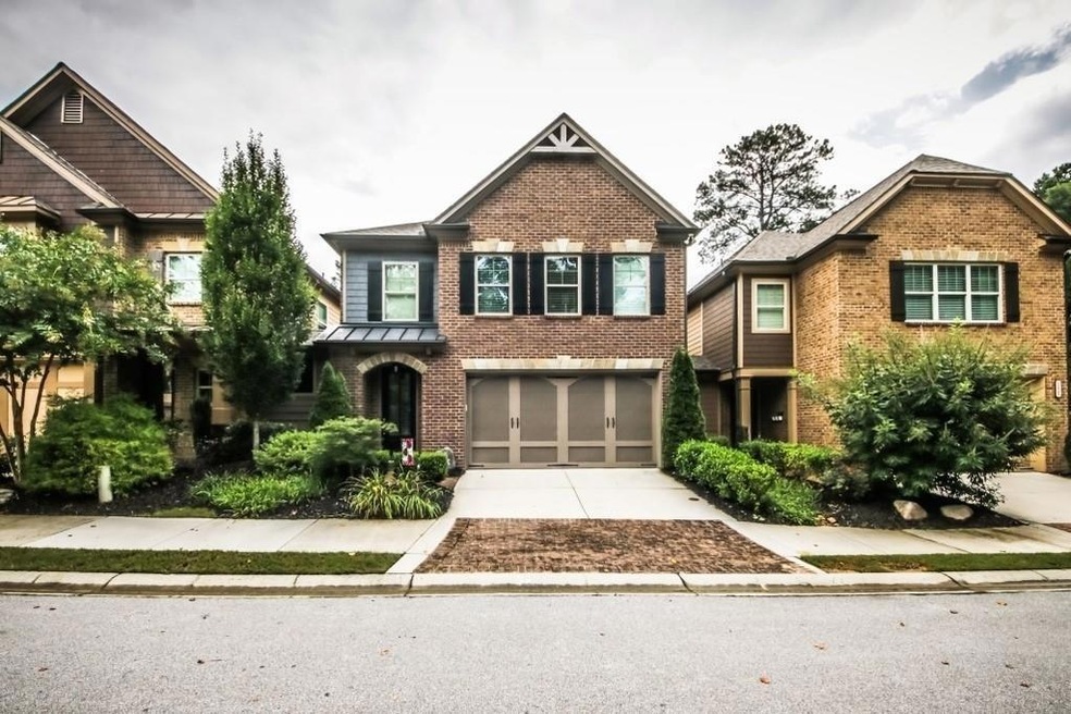 Craftsman-style home with a garage