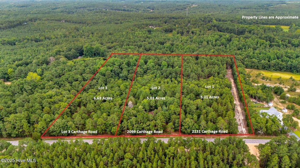 3 Lots Property Lines
