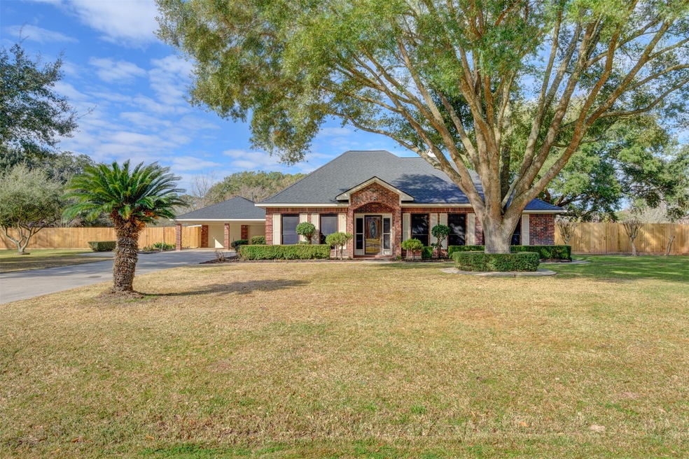 Welcome Home! Wonderfully maintained one-story home features 4 bedrooms, 2 baths, and two 1/2 baths. Breakfast and formal dining. Large living area with fireplace and sunroom.