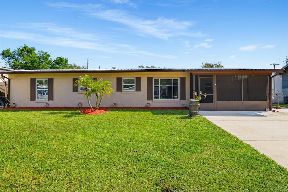 Solid block & stucco 3 bedroom 2 bath immaculate home with many sought after features.