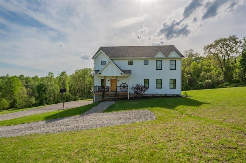 Modern Farmhouse with Board and Batten Siding