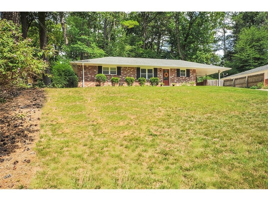 This adorable all brick home is located in quiet n
