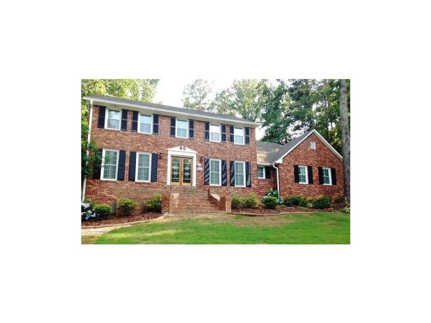 Exterior Front. Traditional home with Master addit