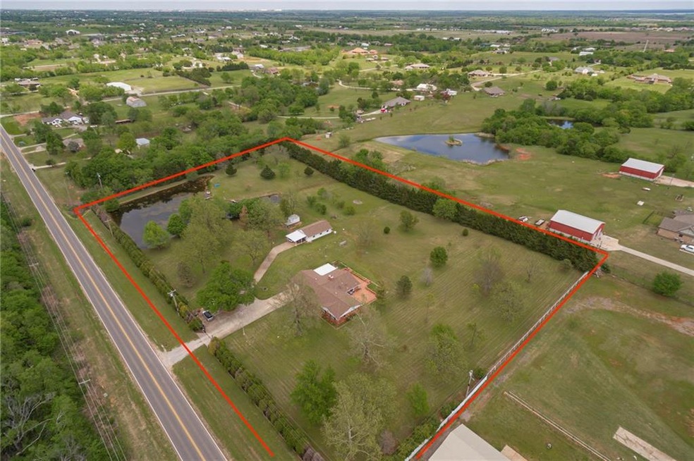 Amazing 6.50 acre property with updated ranch styl