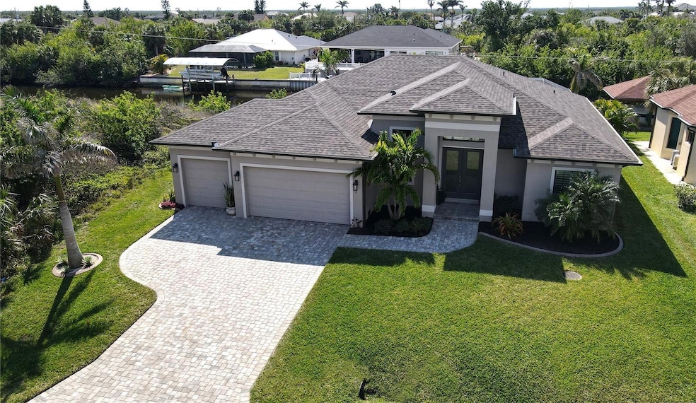 Aerial view of home
