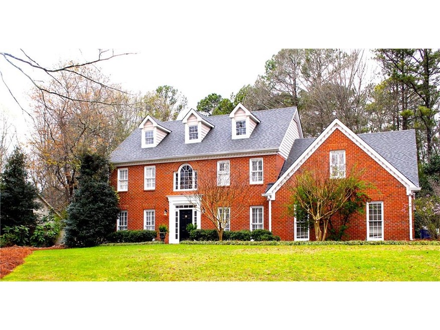 Beautiful brick traditional home on corner lot.