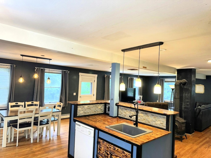 from the kitchen