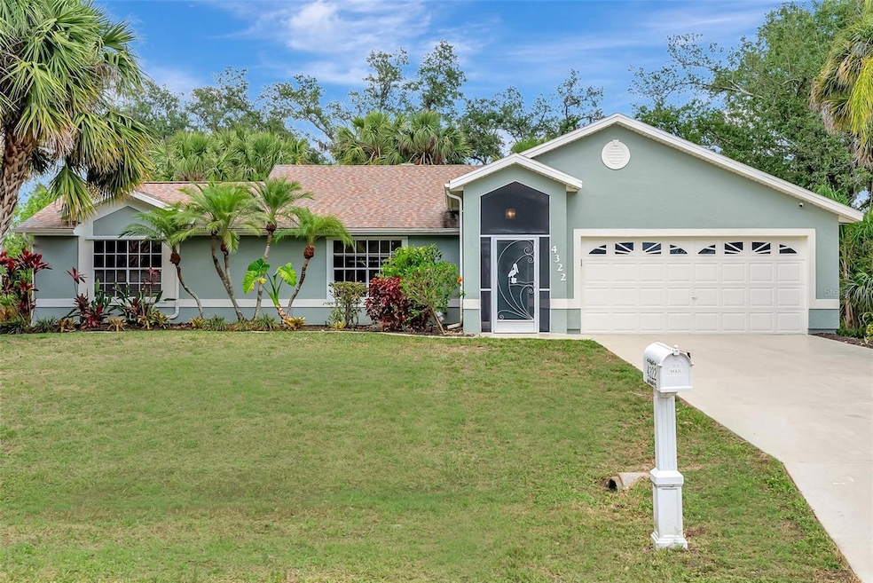 Welcome to 4322 Concert Street—a charming coastal-style home with manicured tropical landscaping, a welcoming screened entry, and eye-catching curb appeal!