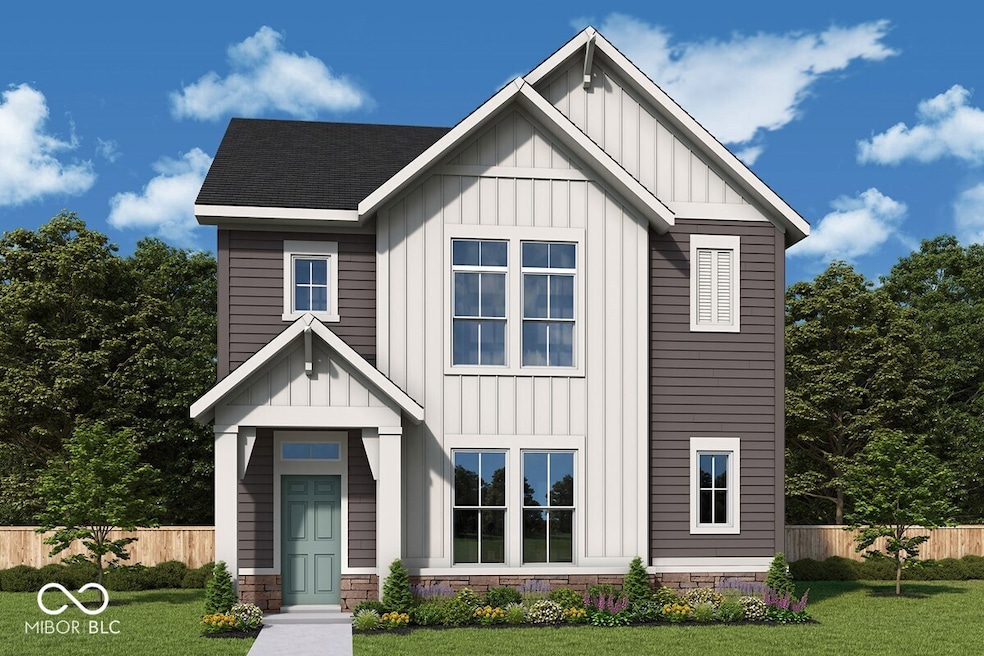 Artists rendering of exterior for future home.