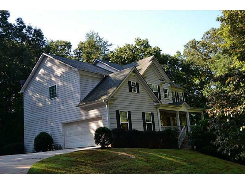 Exterior Front. Spacious front yard, set back from