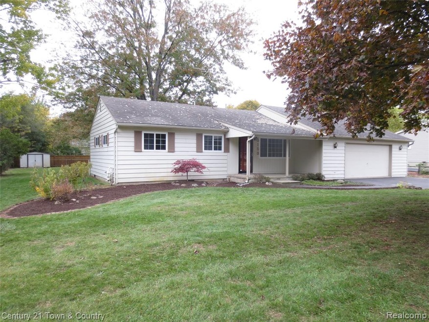Front view of home