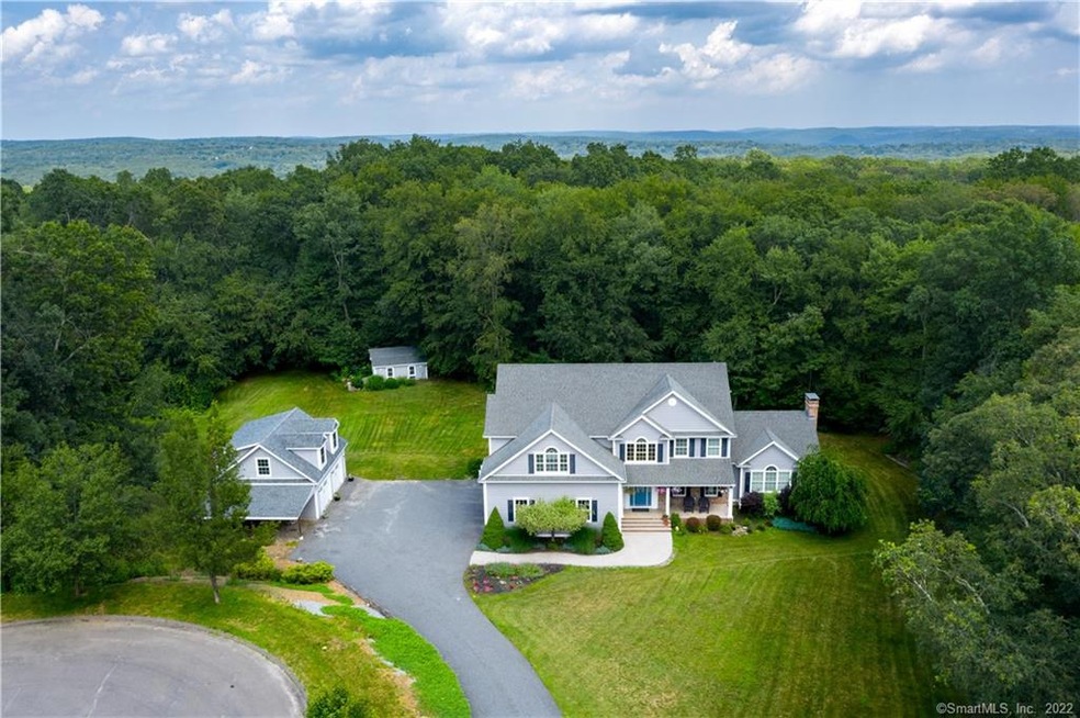 Aerial shot. End of culdesac.