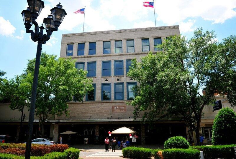 Historic JB Whites Building Downtown Aug