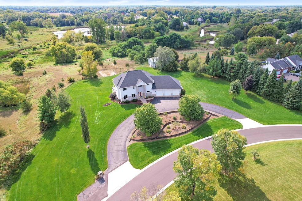 Impressive 5 bed, 4 bath 2 story on 7.1 Acres in desirable Andover neighborhood.