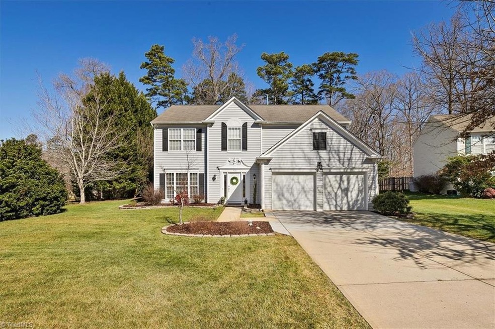 Well maintained home in established Parkside at Nottingham neighborhood with four bedrooms, two and a half baths and two car garage.