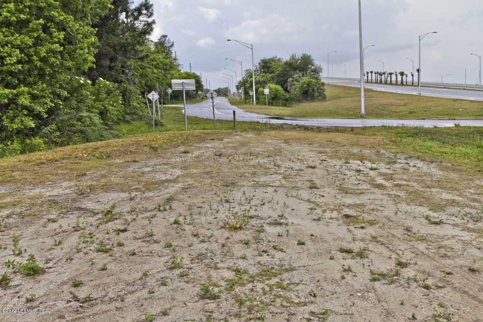 View of lot back to street