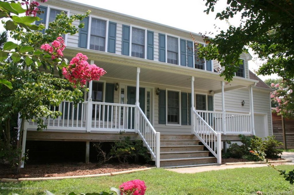 Inviting front porch charm