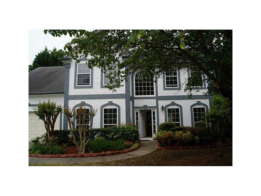 Exterior Front. Newly renovated home in Alpharetta