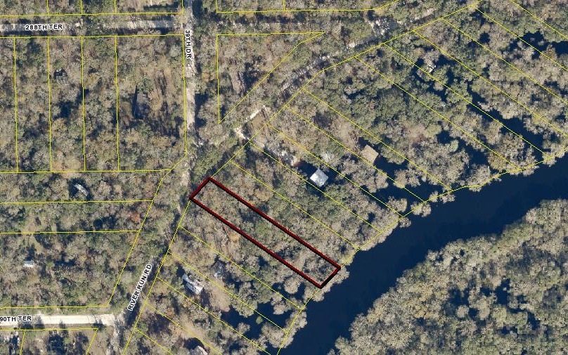 Arial - Great location on Santa Fe River