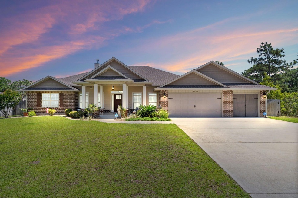 3 car garage home