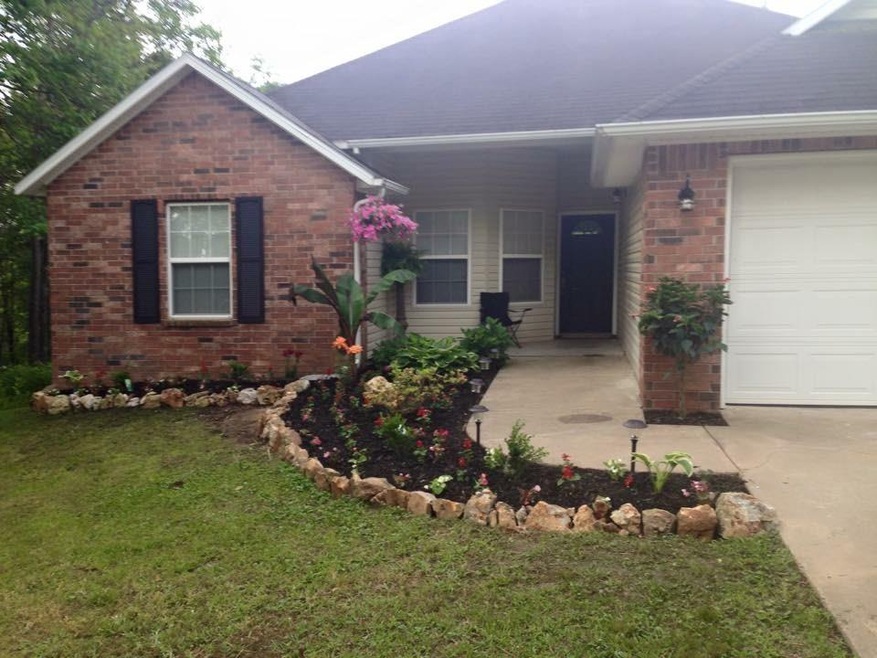 Spring picture of the front yard