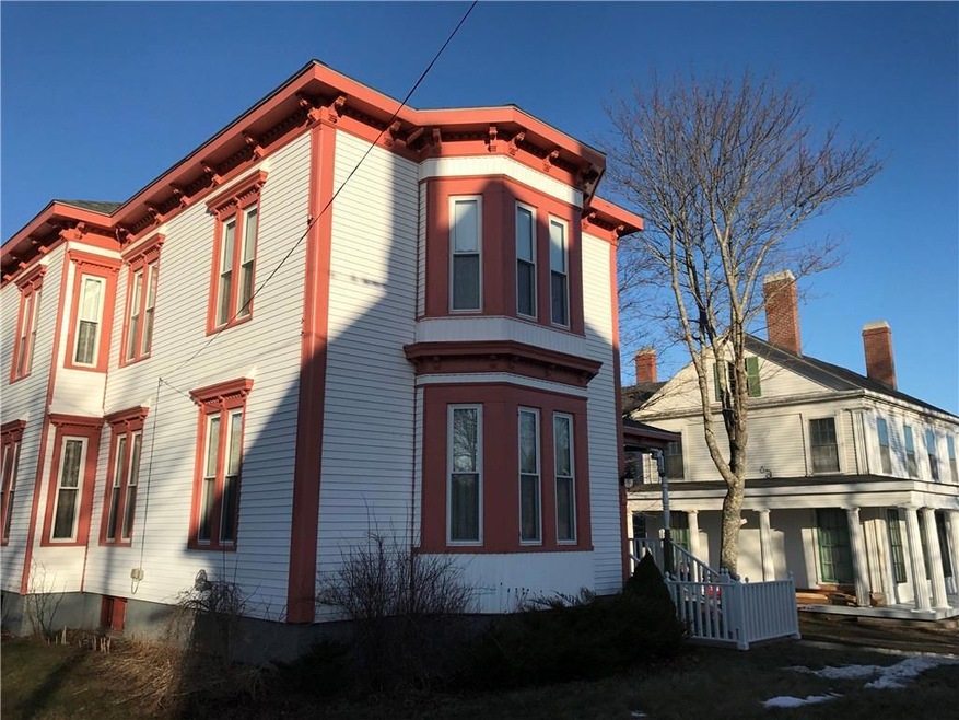Front angle view of house from the...