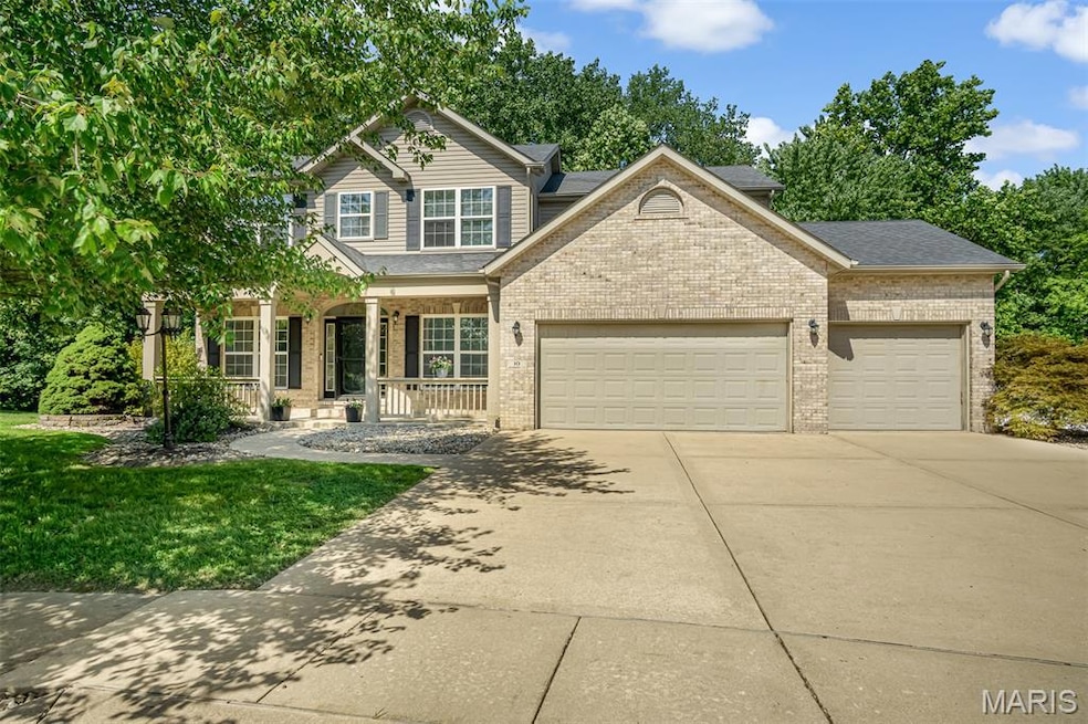 Beautiful Brick home with nice curb appeal and 3 car garage.