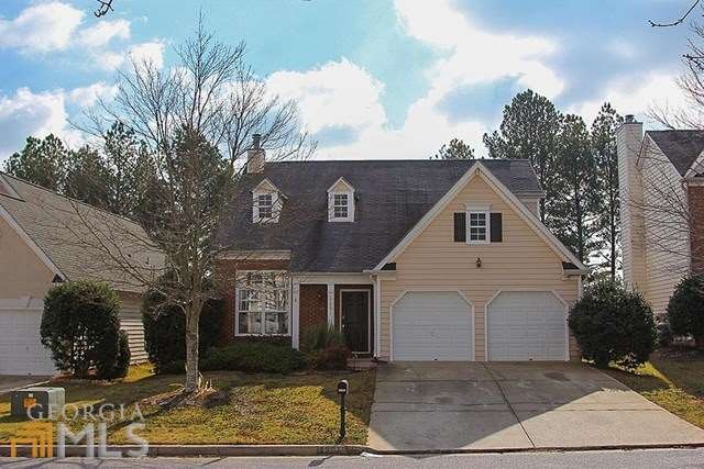 Level yard with fenced-in backyard