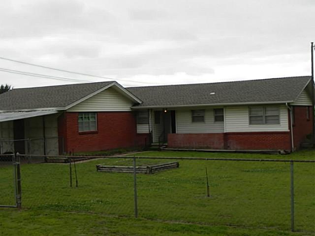 Exterior Front. Huge fenced yards