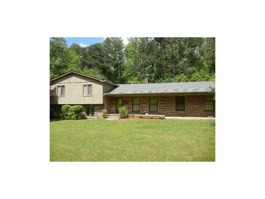 Exterior Front. Brick split level 5 bedroom & 3 fu