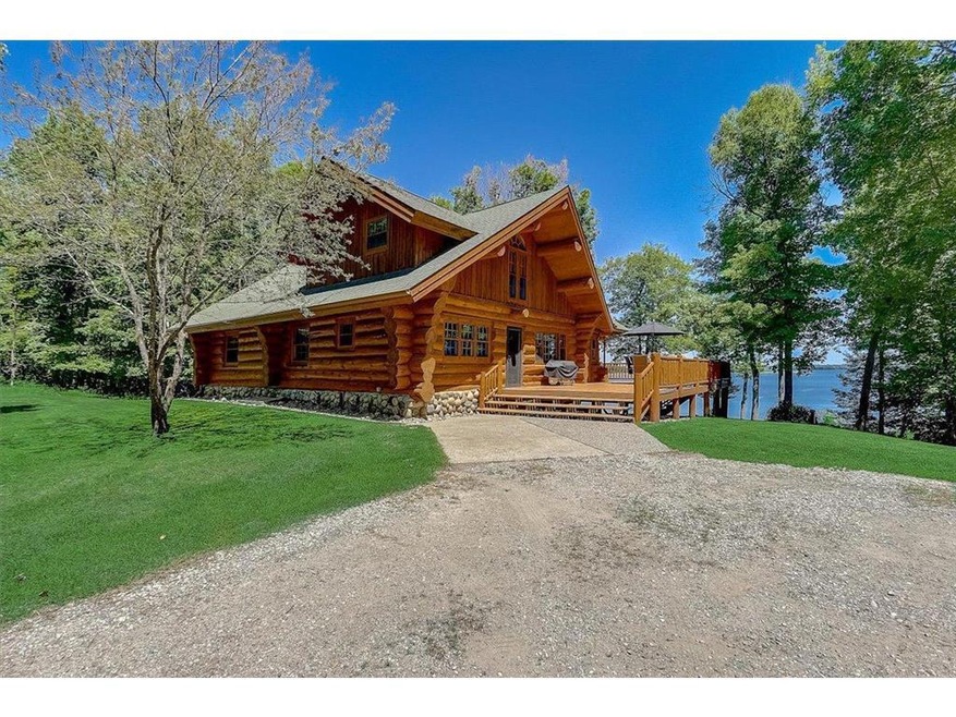 Gorgeous lake home situated on private 1.7+ acres 