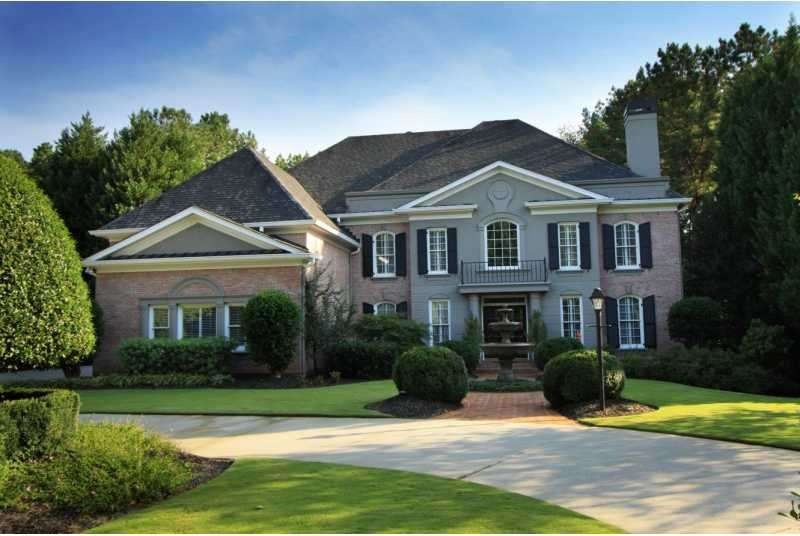 Exterior Front. This beautiful 4 side brick with h