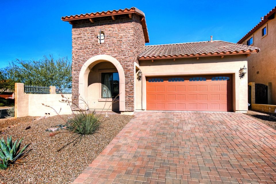 Arched Stone Entry
