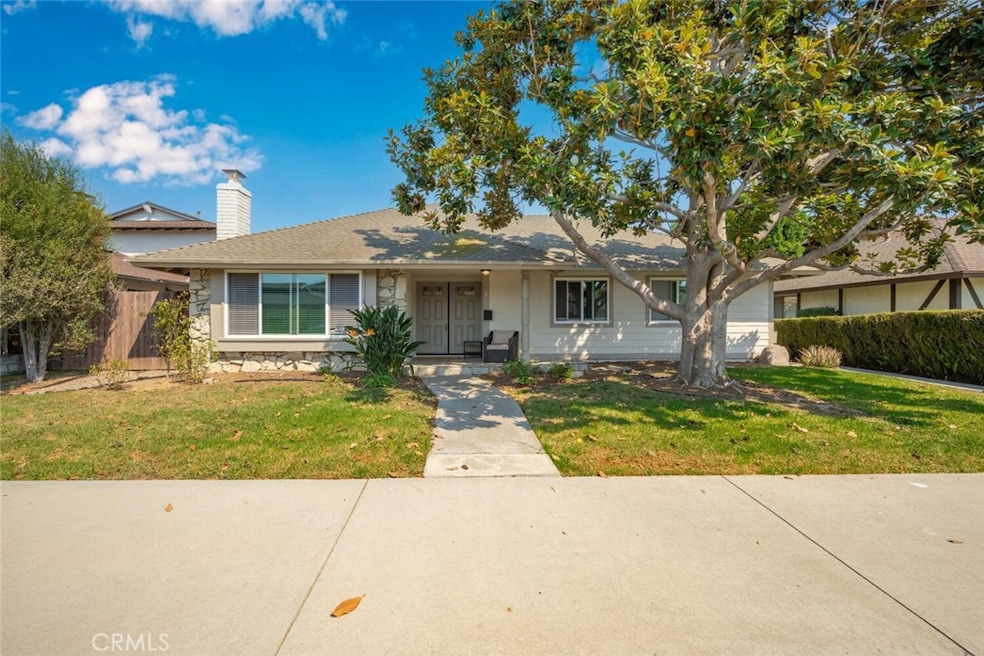 Front yard of unit A