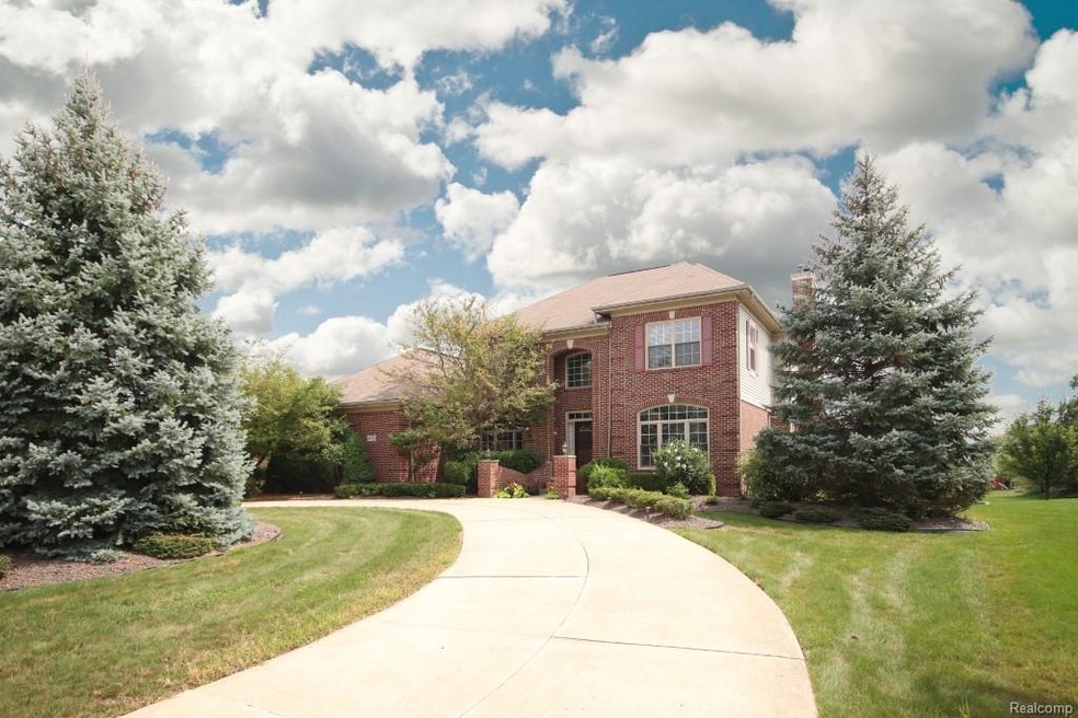 Impressive All Brick Front Elevation