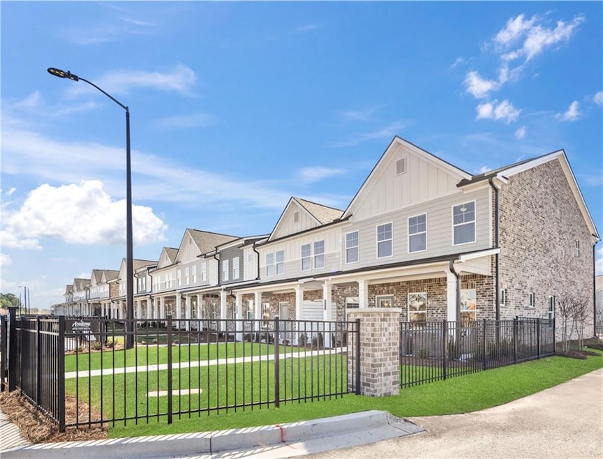 View of front of home with a front lawn