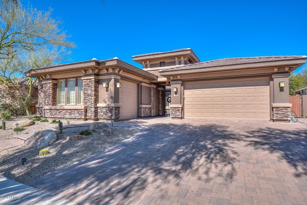 Front View-3-Car Garage