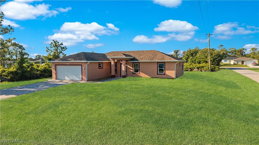 View of front of home featuring an attached garage