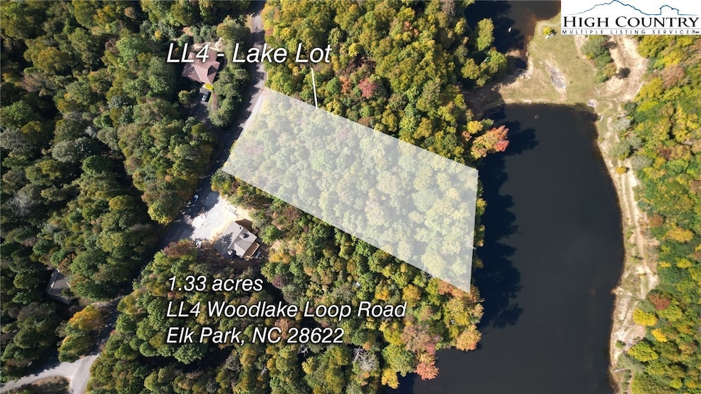 LL4 Woodlake Loop lot on Manmade Lake