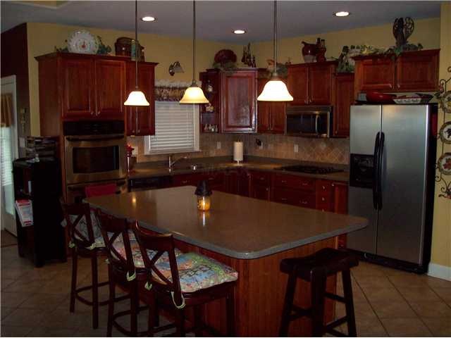 Mom's cooking area in kitchen